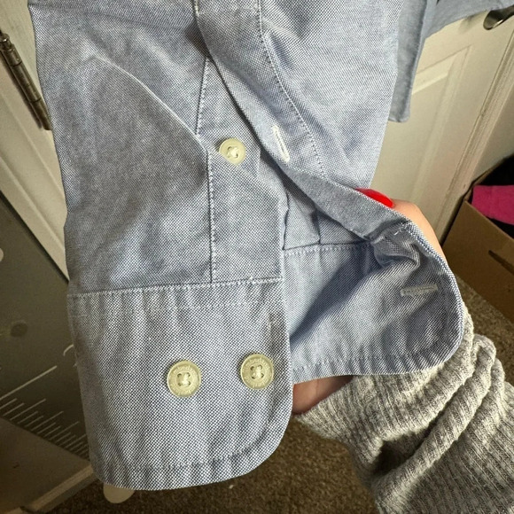 TIMBERLAND Men’s Size XL Light Blue Long Sleeve Button Down Dresz Shirt - Picture 7 of 7